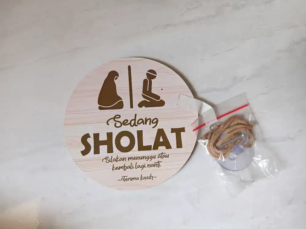 Signboard Sedang Solat