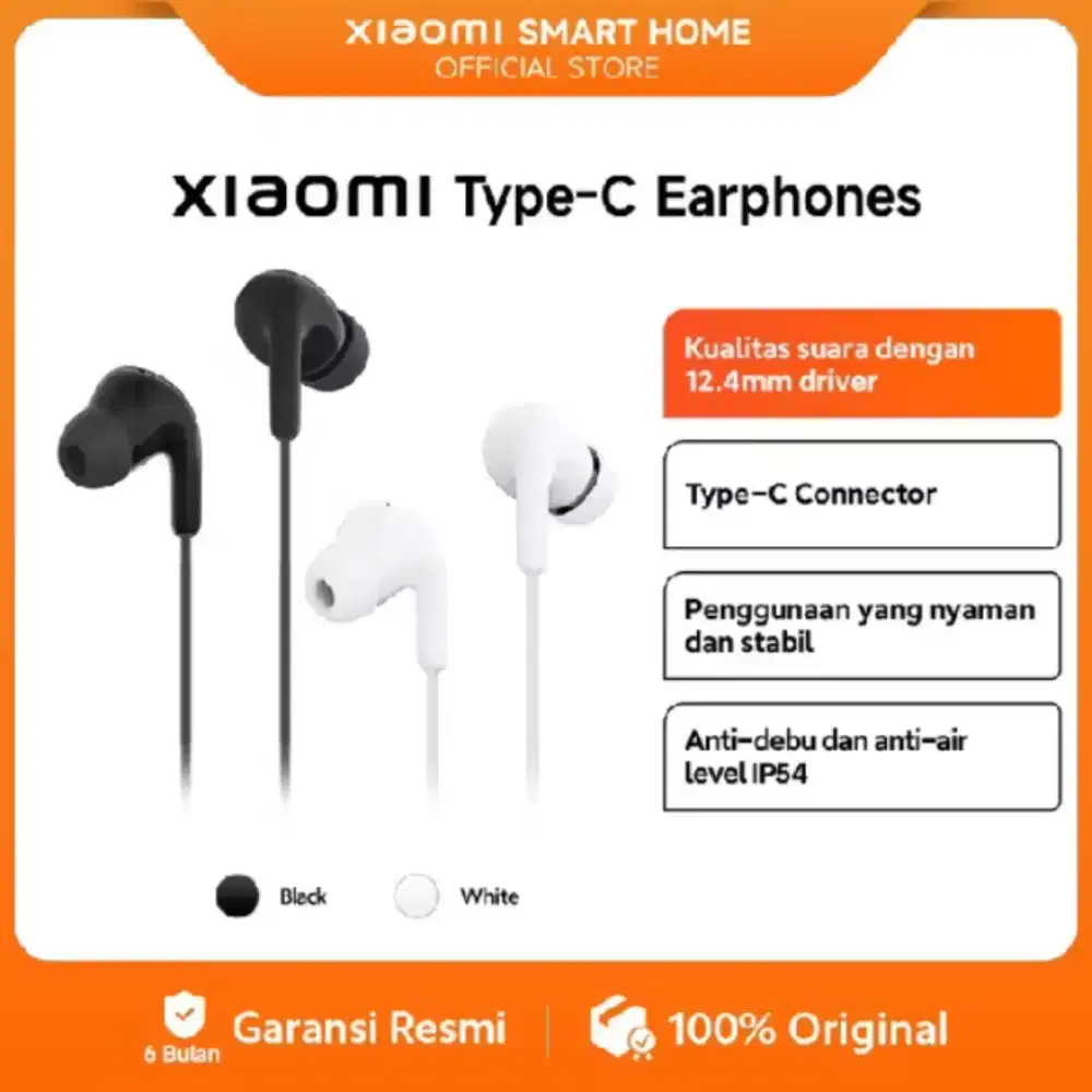 Headset Earphone Xiaomi type C
