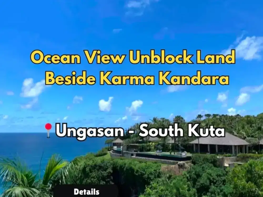 Tanah Premium Beach Cliff di Melasti, Ungasan – Bali