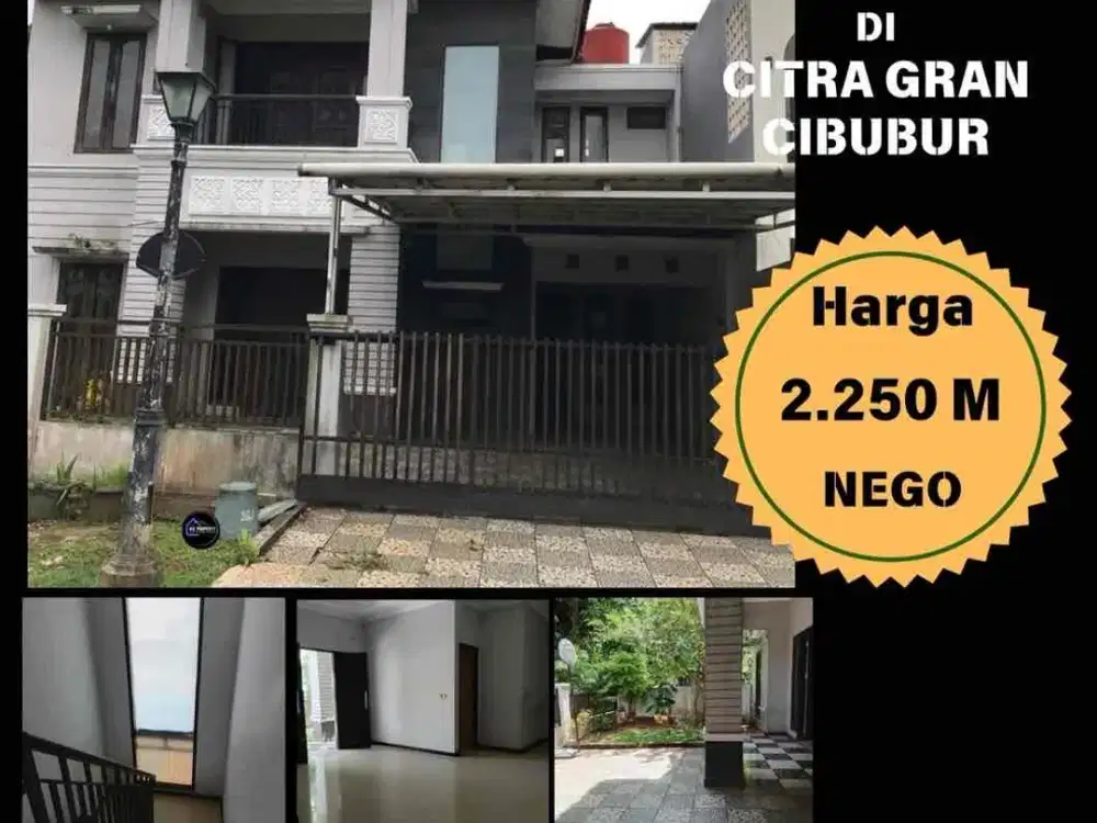 Dibawah Harga Pasar! Rumah Citra Gran Cibubur