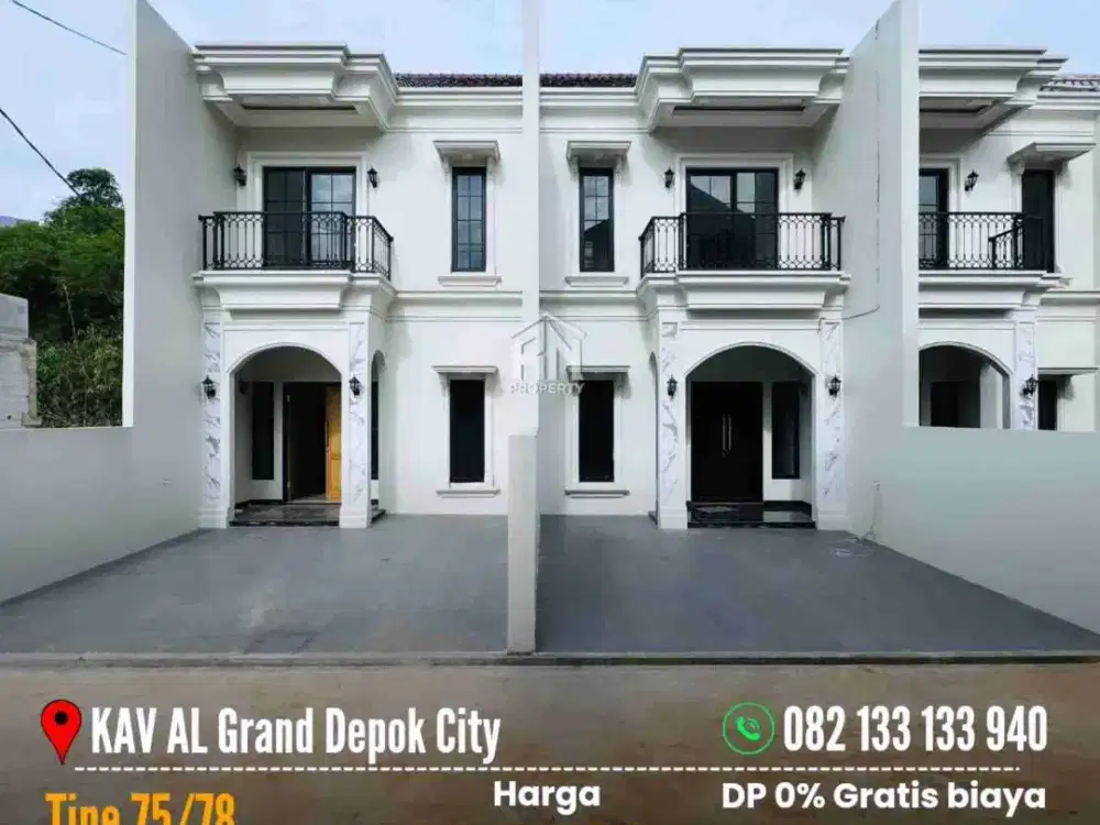 Rumah Klasik Siap Huni Di Dalam Kavling AL Grand Depok City