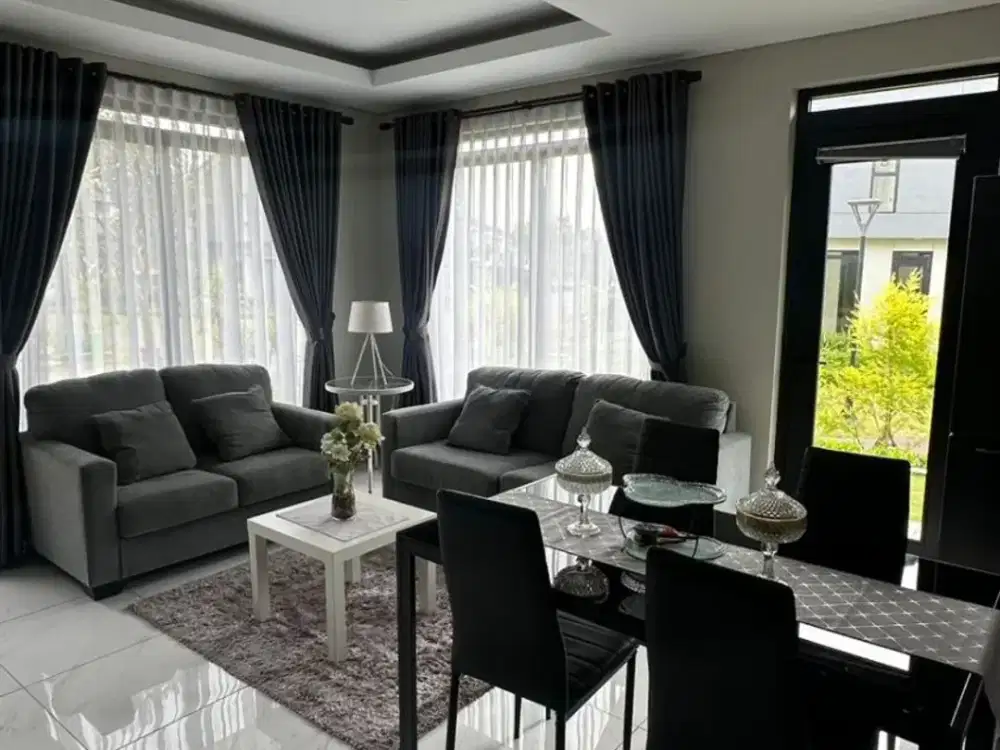 Disewakan Rumah Siap Huni Full Furnished Lokasi di Kota Baru Parahyangan Bandung