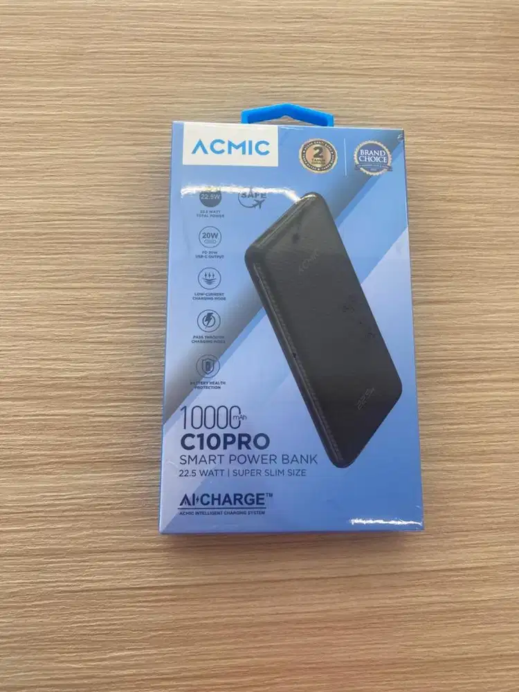 powerbank acmic c10 pro slim 10000mAh