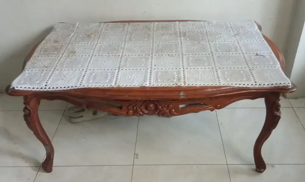 Meja tamu dari jati  yah