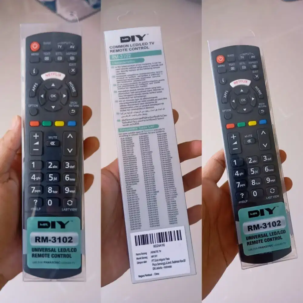 Remote Universal TV Panasonic