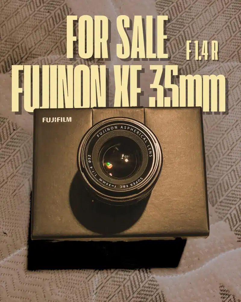 Lensa FUJINON XF 35mm F1.4 R