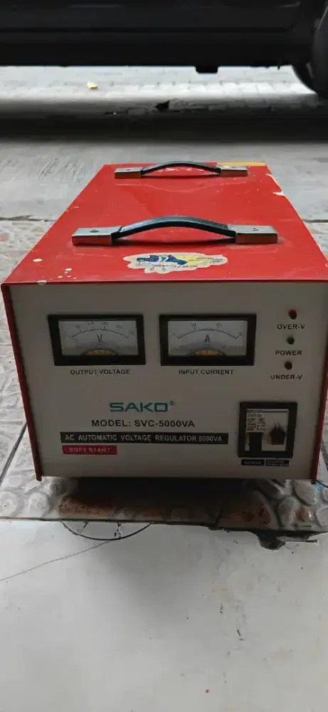 stabilizer merek sako 5000 watt analog