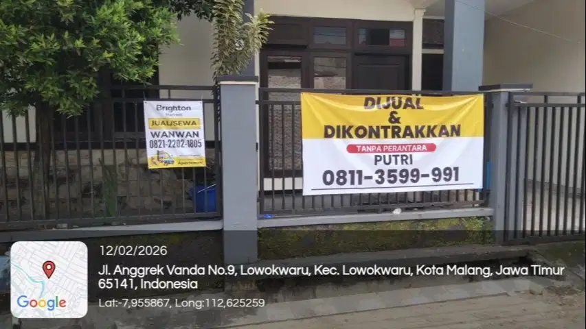 DIJUAL RUMAH LOKASI DEKAT UB DAN POLTEK MALANG