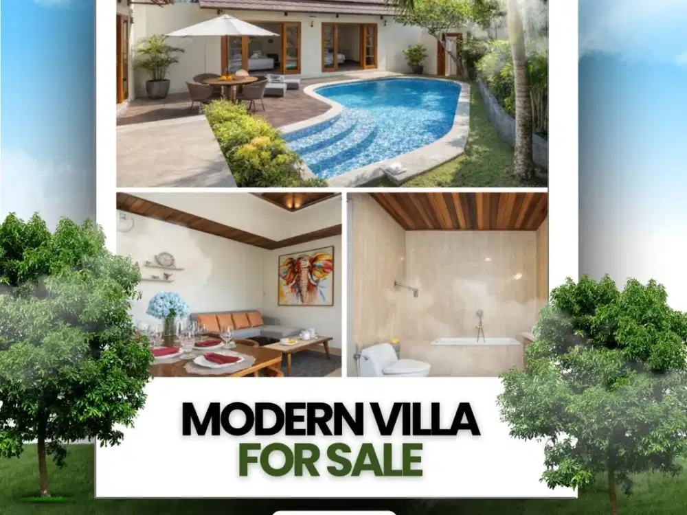 FOR SALE MODERN VILLA WITH BEAUTY SWIMMING POOL AT UNGASAN KUTA SELATAN