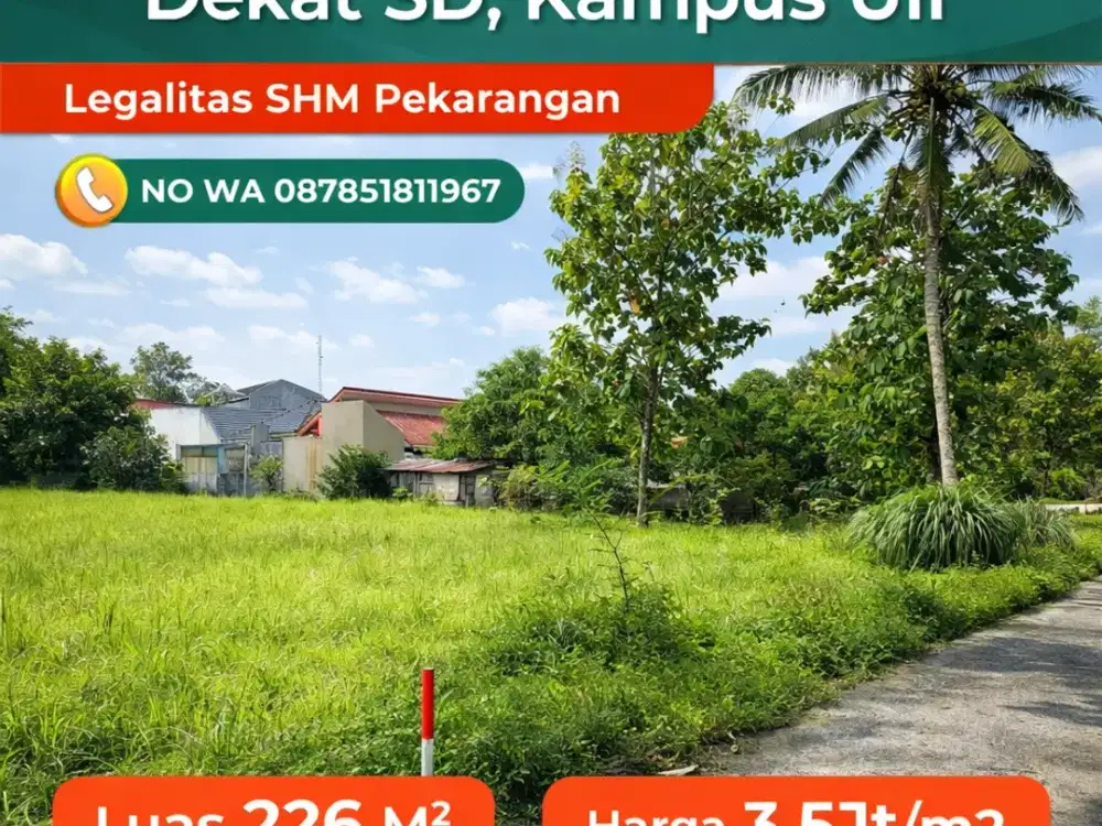 Tanah Jogja 2 MENIT SD BIAS KALIURANG SHMP