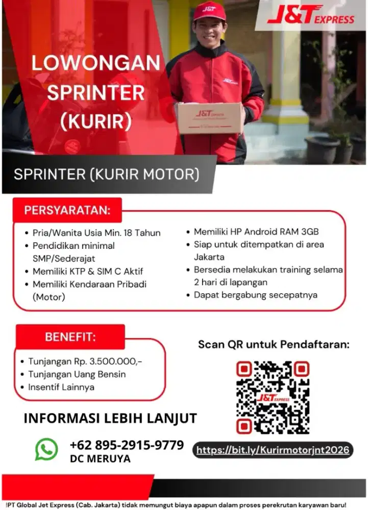 Kurir Paket Kembangan dan Meruya