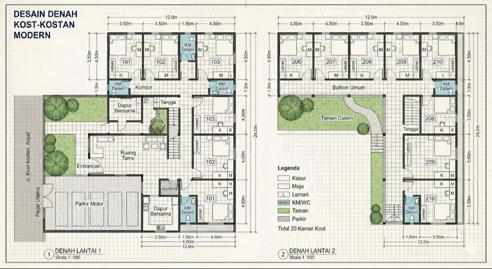 JASA DESAIN VILLA & KOST-KOSTAN - ESTETIK DAN MENGUNTUNGKAN