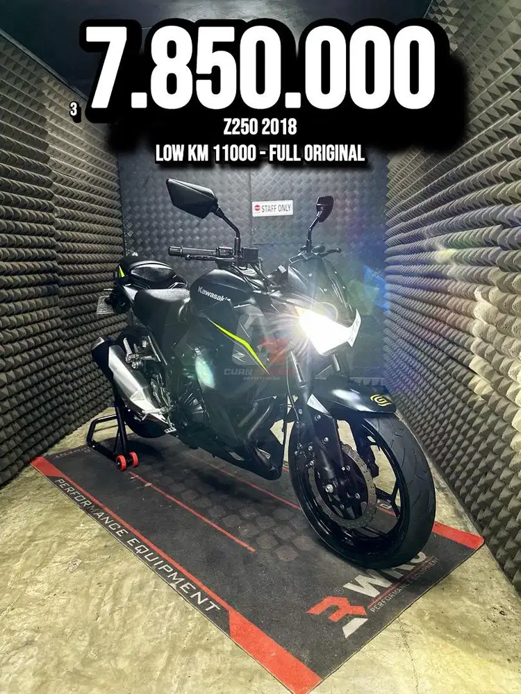Z250 OR Z 250 2018 LOW KM 11XXX PAJAK ON RAWATAN SUPERB UNIT