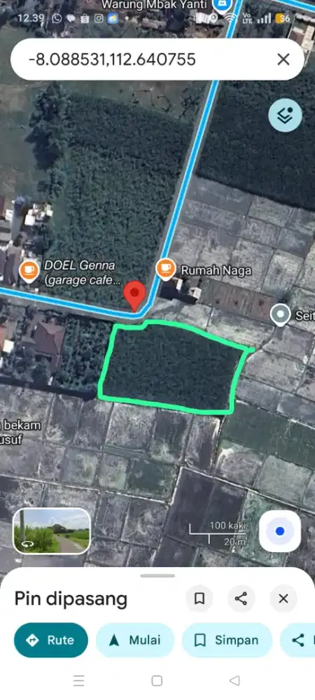 DI JUAL TANAH LOKASI STRATEGIS PINGGIR JALAN