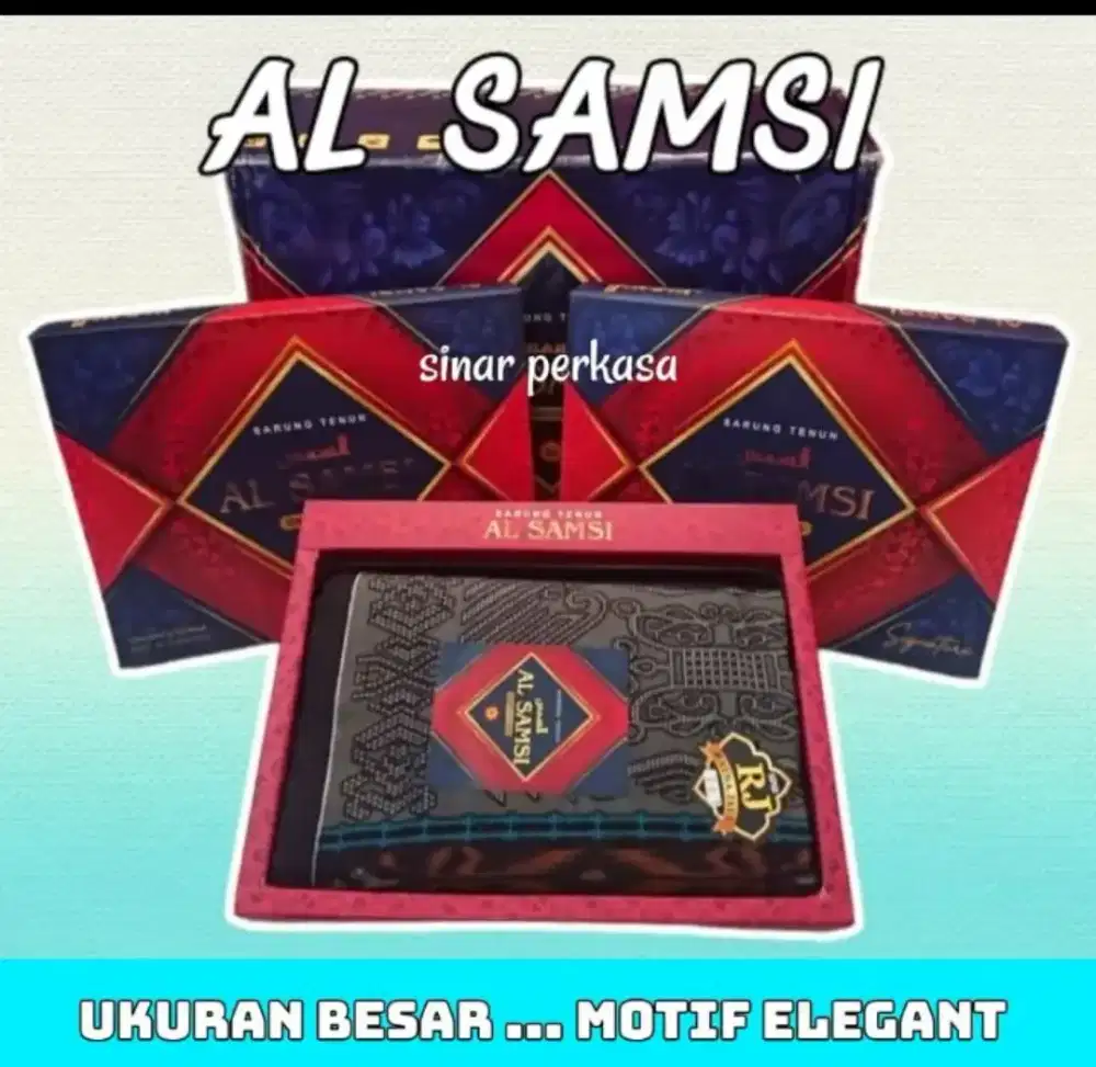 KAIN SARUNG AL SAMSI. motif Random