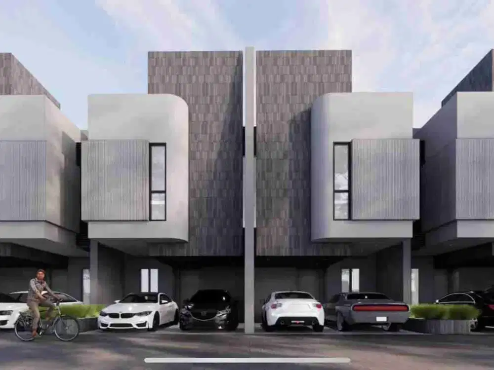 RUMAH MODERN MEWAH DEKAT TOL /LRT JATIBENING 1,5M