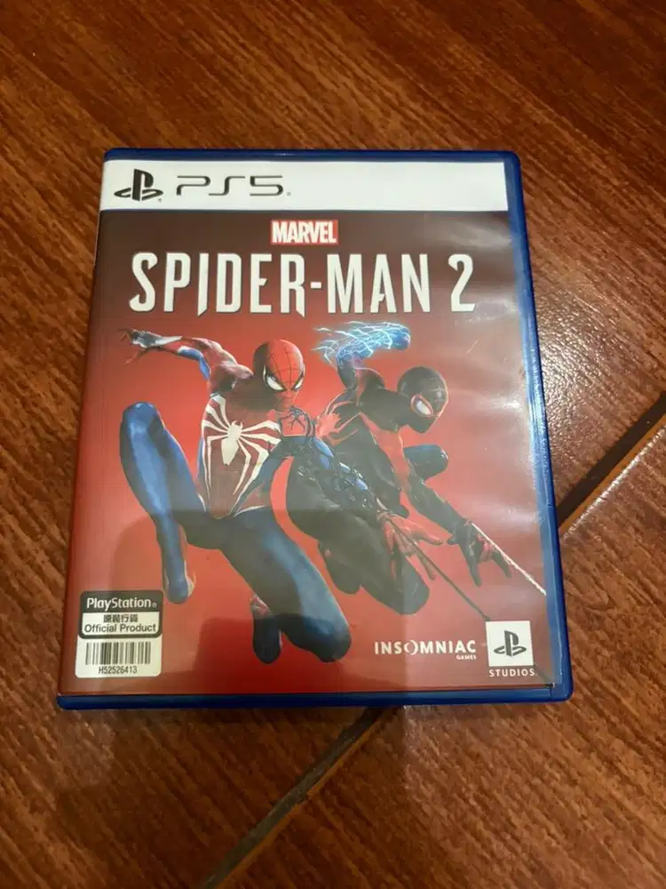 Spiderman 2 PS5 Disc Bluray disc playstation 5