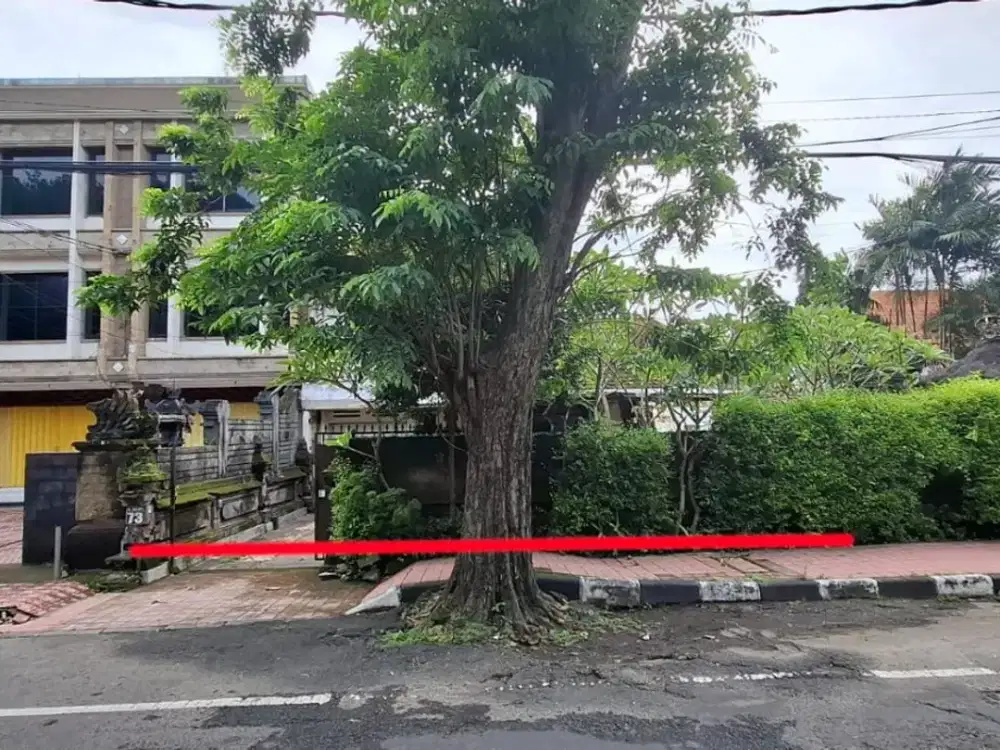 Tanah Bonus Bangunan Jual Strategis Jalan Utama Denpasar