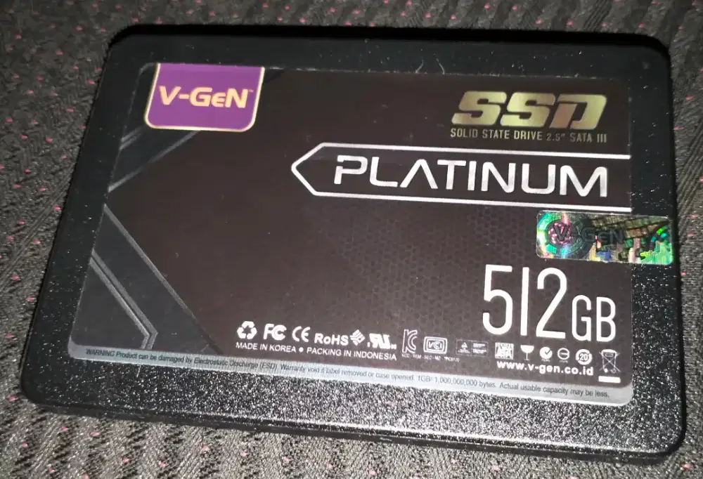 SSD VGen Platinum 512gb SATA