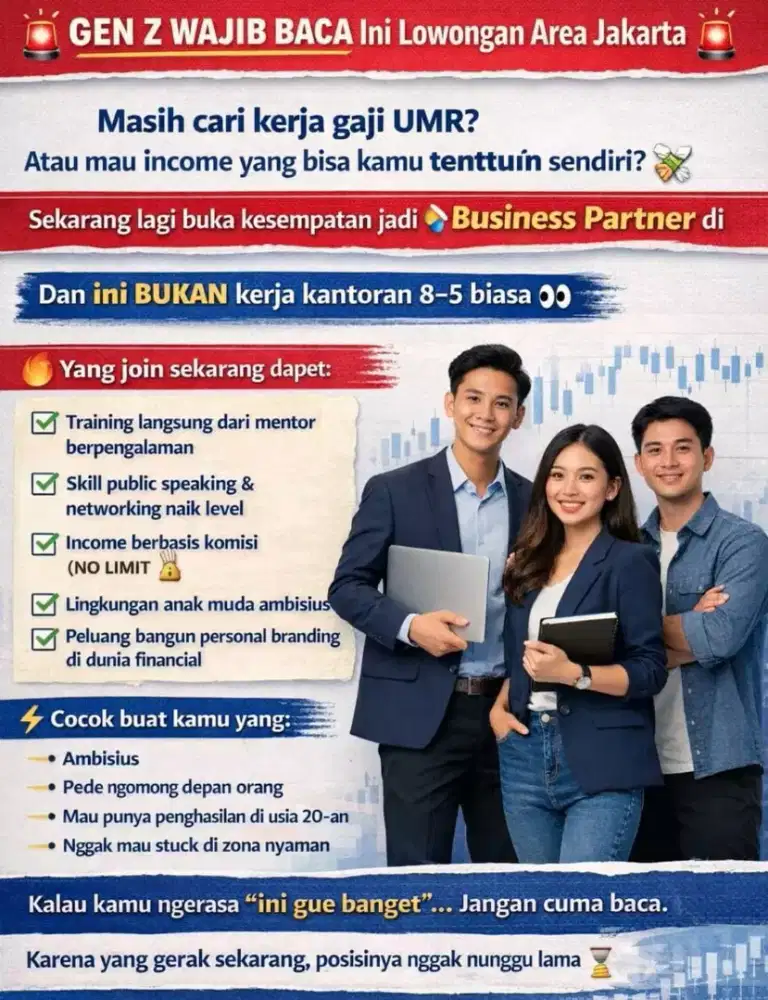 Dibutuhkan segera lowongan terbatas