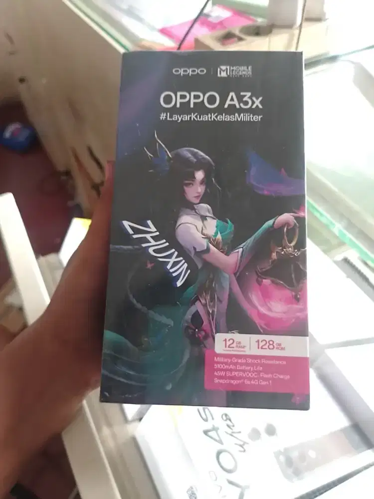 New oppo A3x ram6/128 garansi resmi 1 tahun