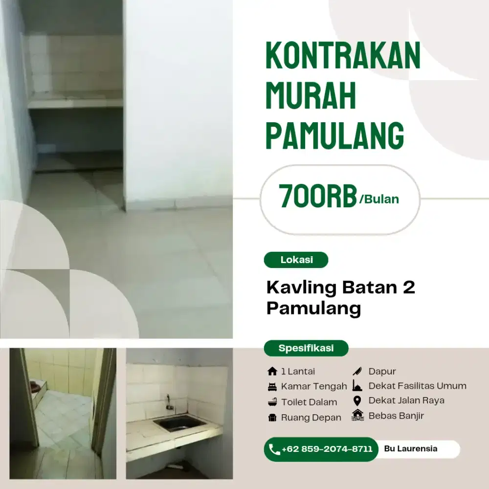 Kontrakan Murah Pamulang 2