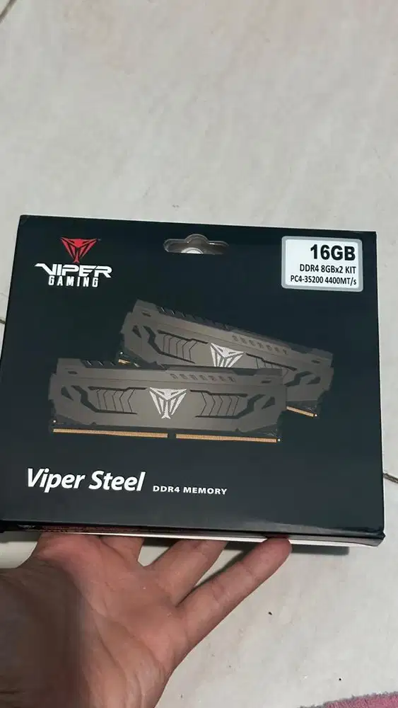 Ram DDR4 16gb (2x8gb) 4400Mhz | Viper Steel