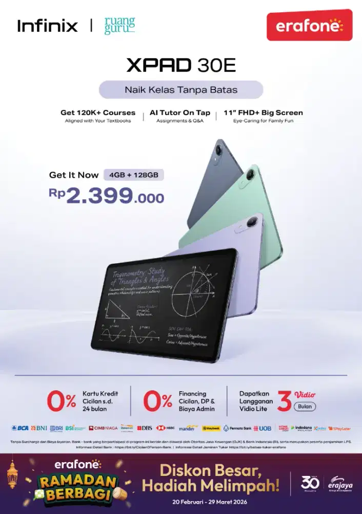 INFINIX XPAD 30E 4G 4/128GB