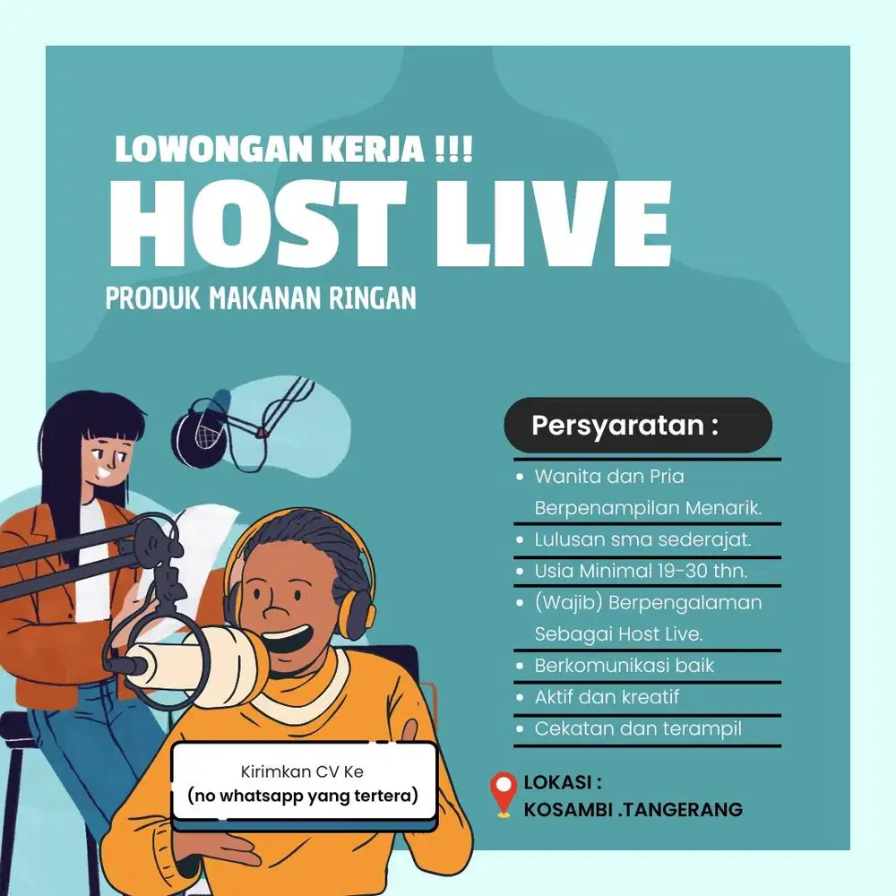 Lowongan Kerja Host Live