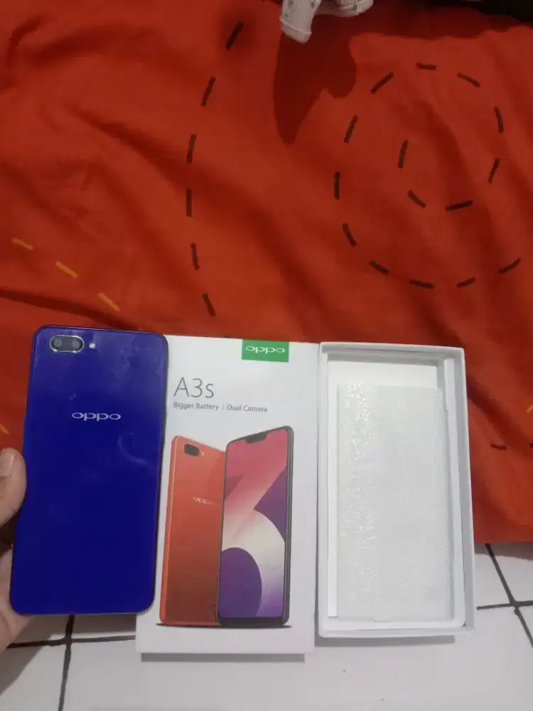 Oppo A3s mulus Ram 6/128 ORI harga net 500 ga bisa kurang