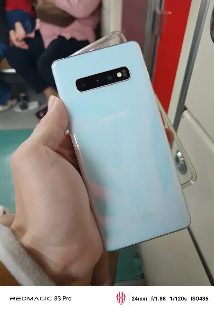 Samsung S10 Plus 8/128 GB Mulus Segel Full Ori Minus Shadow dikit