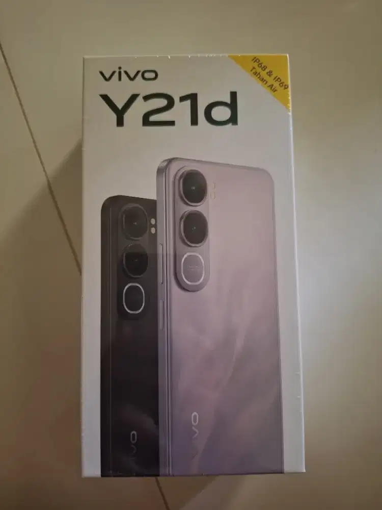 Vivo Y21d ram 8/128 warna purple baru belum buka segel