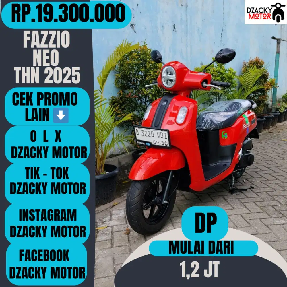 FAZZIO NEO THN 2025 SECOND LIKE NEW