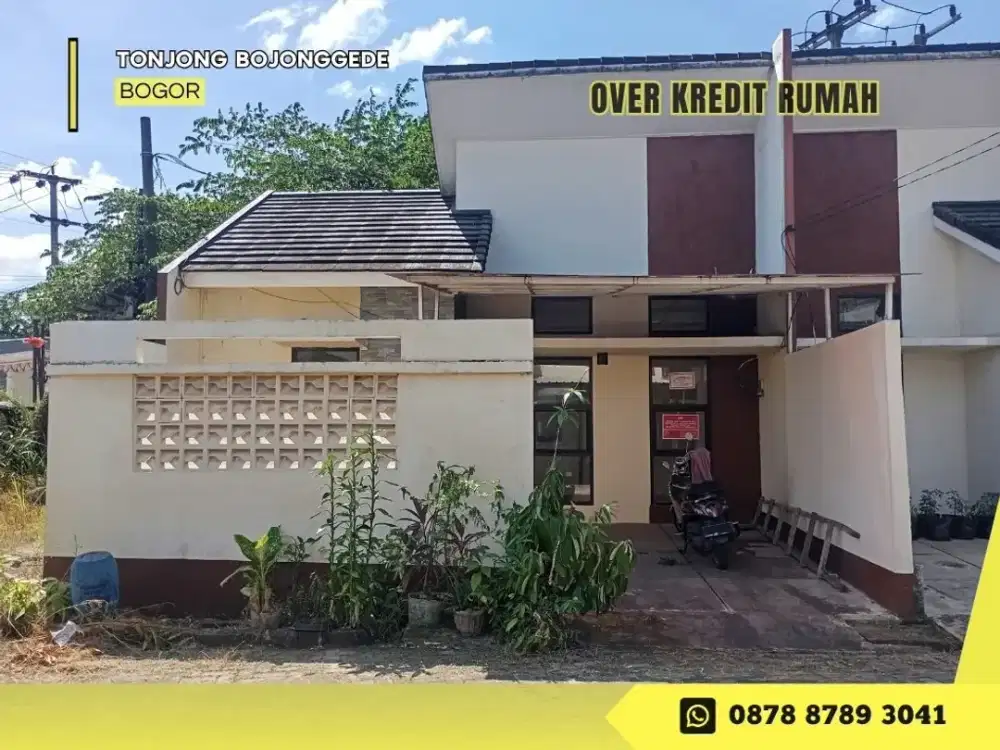 Jual MURAH 39JT Over Kredit HOOK dkt Stasiun di Bojonggede The Andalusia Residence