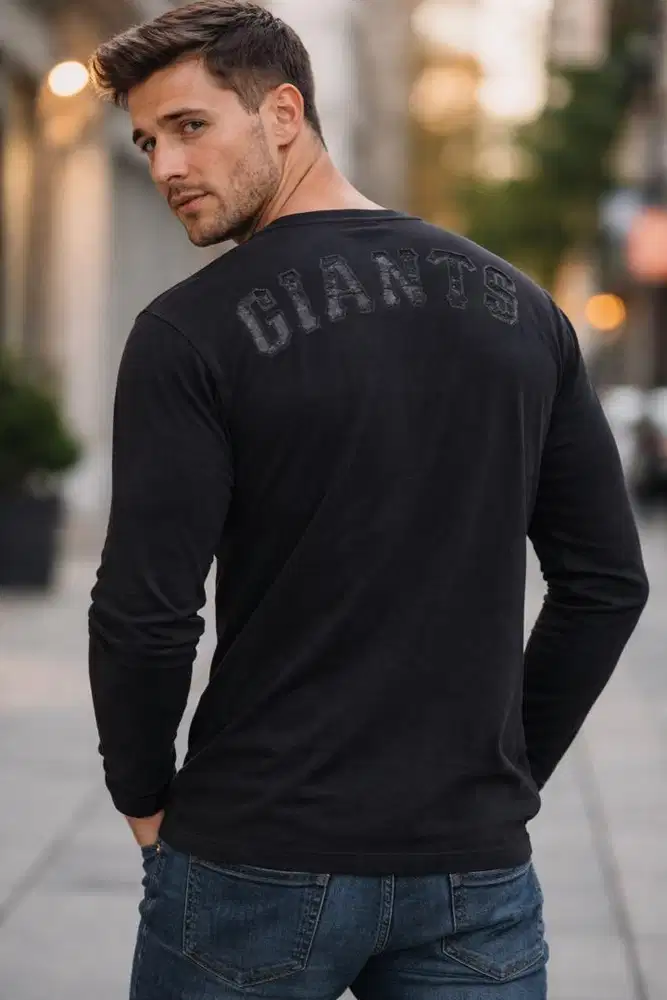 Longsleeve MLB Giants Black Shirt