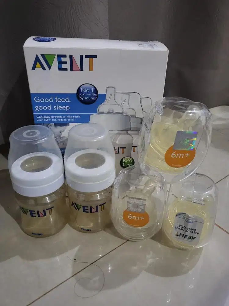 Paket botol susu Avent bekas