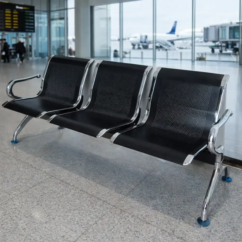Kursi tunggu bandara 3 & 4 person