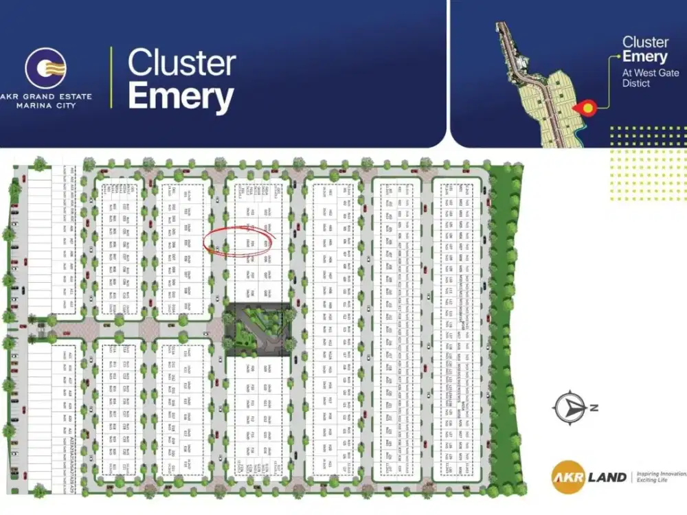 Tanah Kavling Di Gem City Gresik