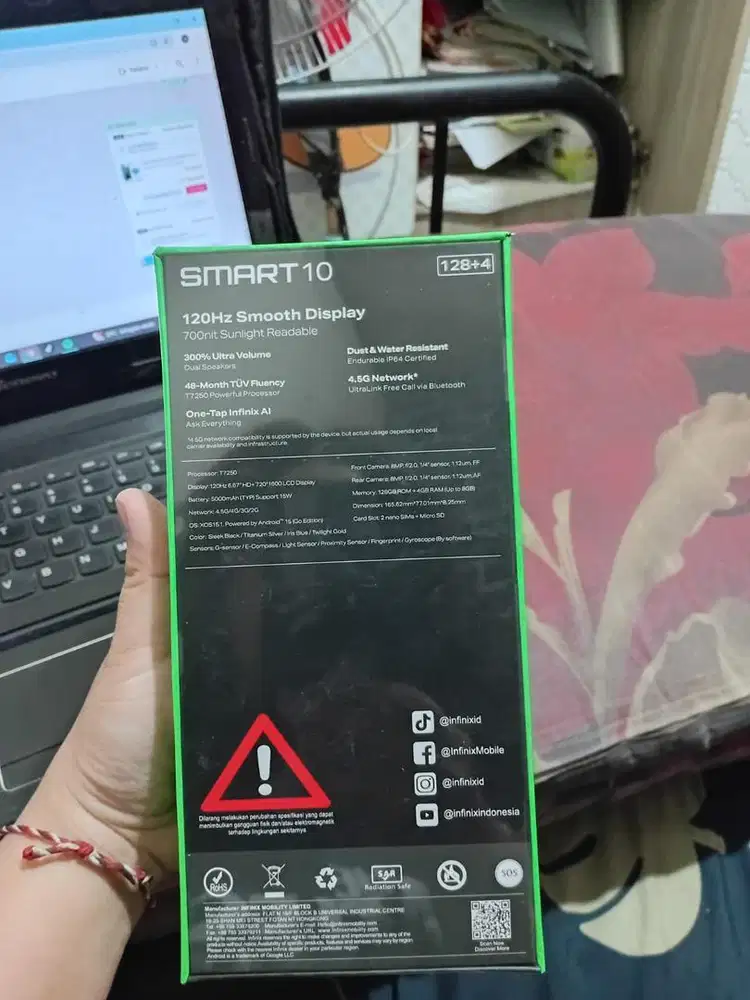 infinix smart 10 4/128