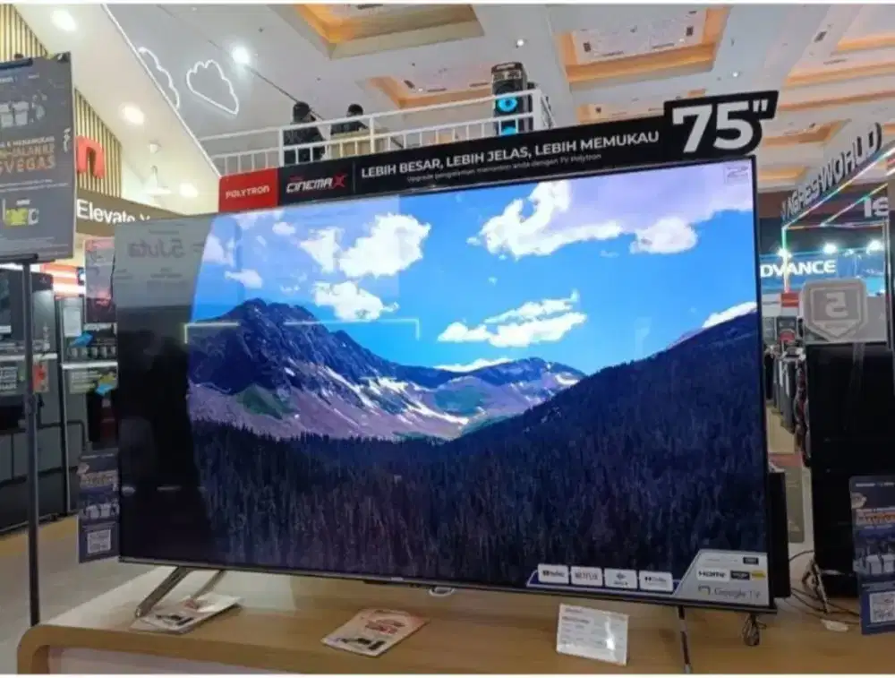TV Smart QLED LG TCL Hitam