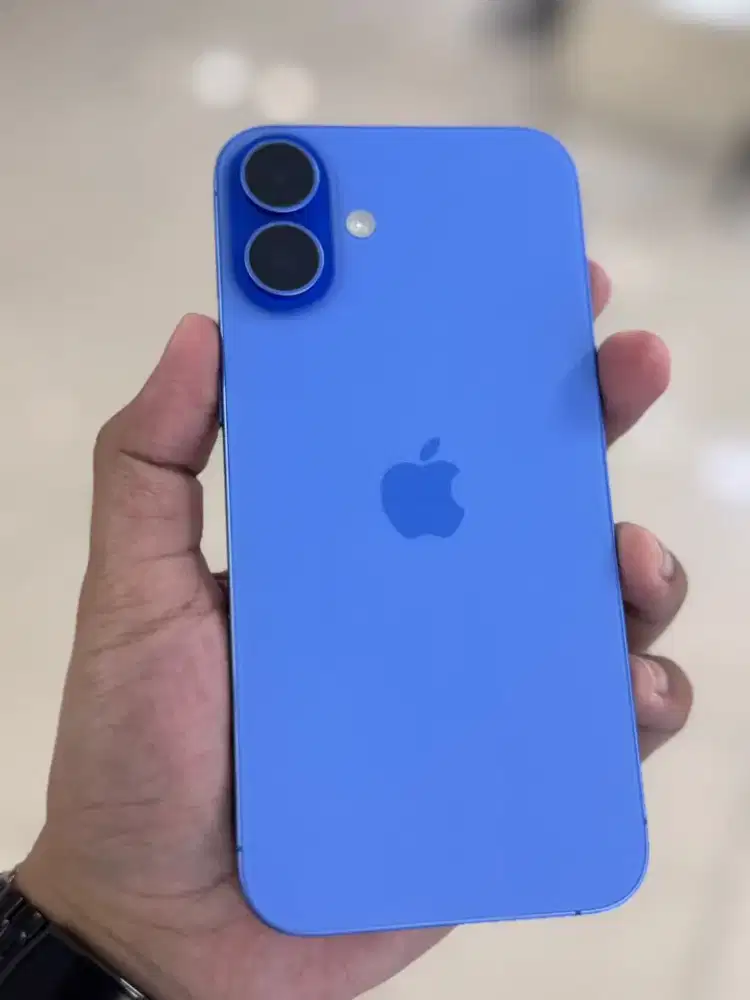iPhone 16 Plus 128gb iBox Blue Fullset Mulus. Hb 100% Cc 180.