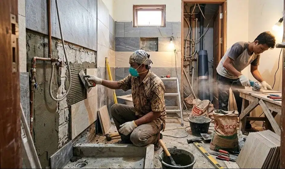 JASA RENOVASI KAMAR MANDI MODERN, RAPI & ANTI BOCOR