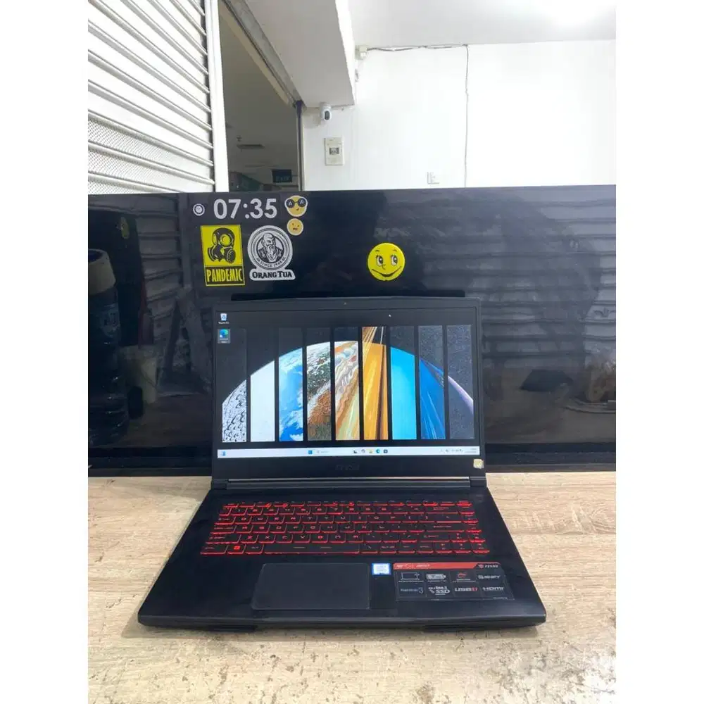 Laptop Gaming MSI GF63 8RD CORE I7 GEN8 8GB/128GB VGA GTX 1050 *RVN