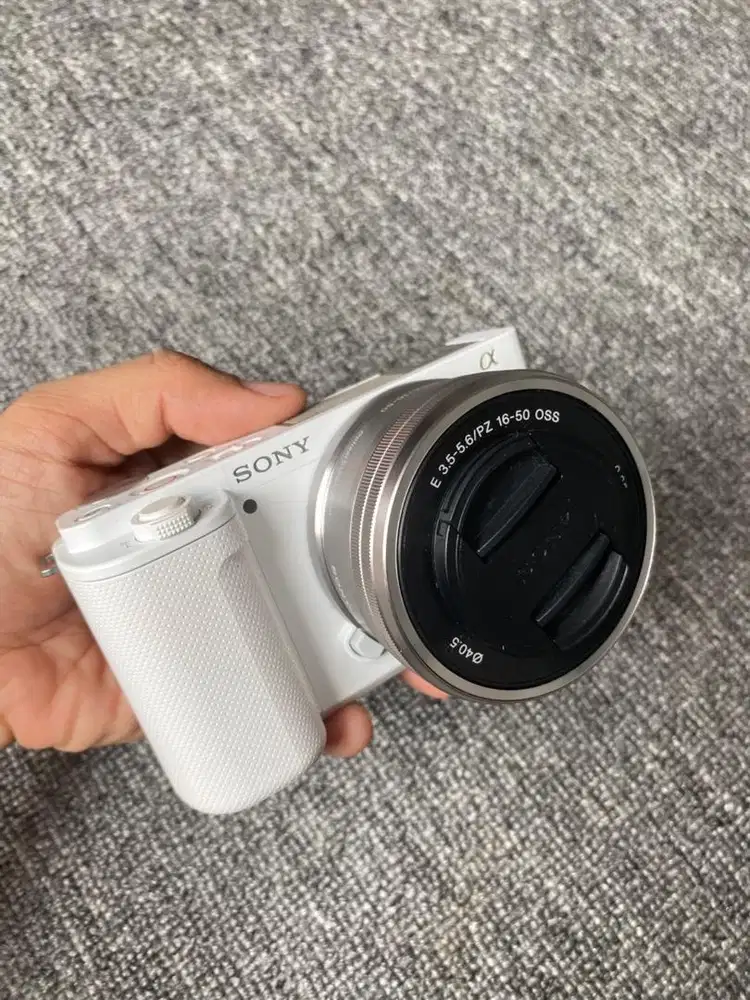 Sony ZVE 10 + kit putih no minus lengkap