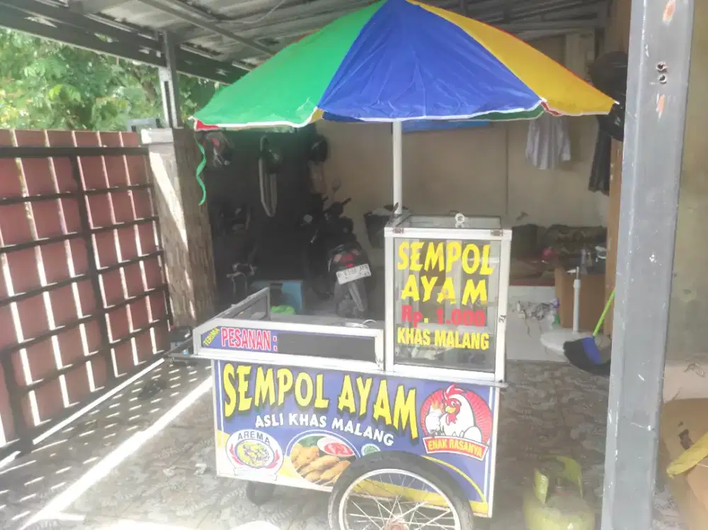 Gerobak Sempol Ukuran kecil