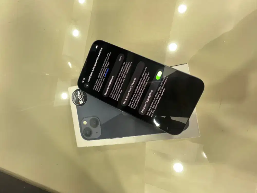 iPhone 13 128 GB resmi bh 100