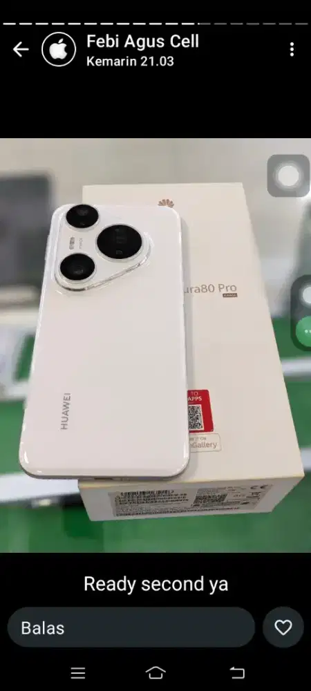 Huawei pura 80 second bagusulus