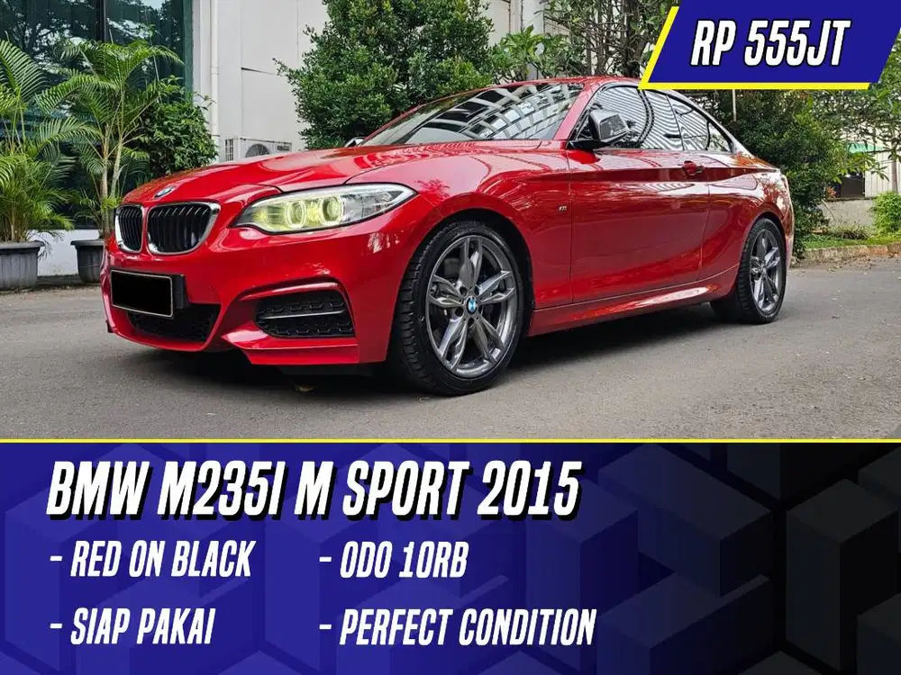 BMW M235i M Sport 2015 Red on Black Merah M 235i M235 i 235 MSport