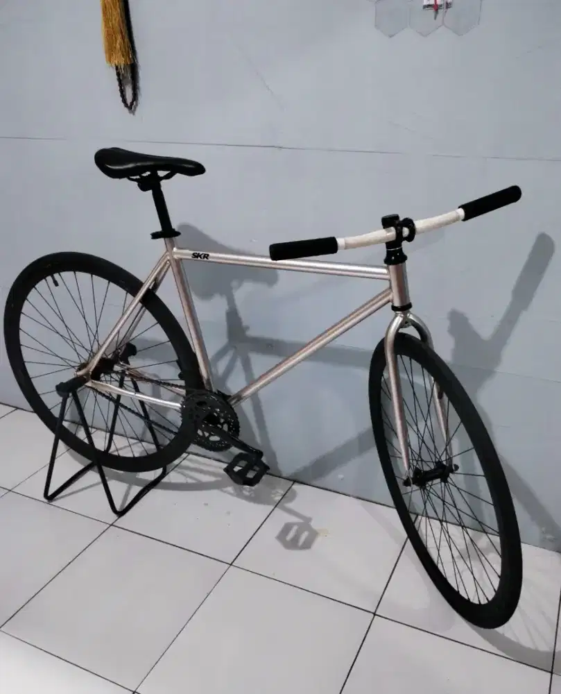 Sepeda Fixie Basic Evergreen