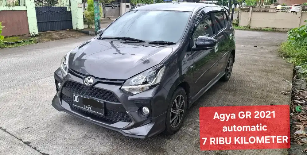 Agya GR 2021 automatic 7ribu kilometer